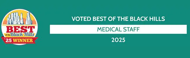 Voted Best of the Black Hills Medical Staff 2025