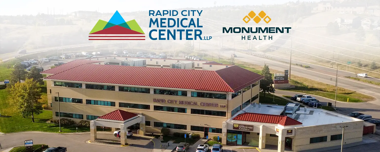 Rushmore Rd location with RCMC and Monument Logo