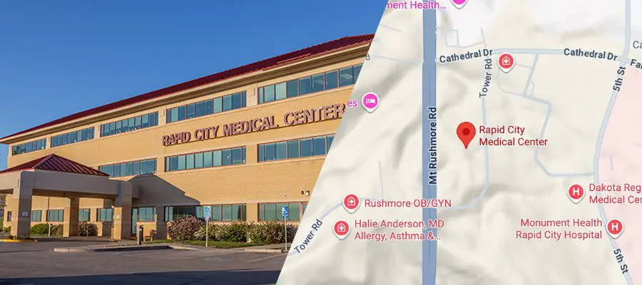Mt. Rushmore Rd Location Map | 2820 Mt. Rushmore Rd. Rapid City, SD 57701