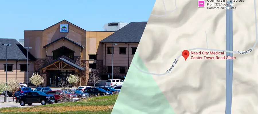 Tower Road Clinic Map